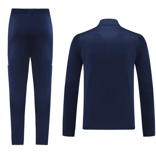 2024 AD Royal Blue Half Pull Tracksuit #AB06 (半拉链)
