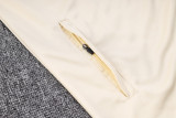 23-24 PSG Beige Jacket Tracksuit #A657