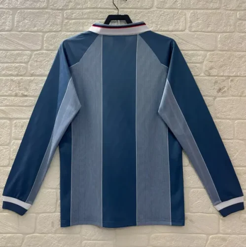 1996 England Away Retro Long Sleeve Soccer Jersey (长袖)