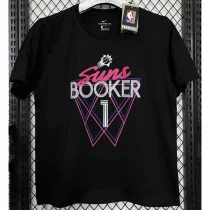 T165 SUNS BOOKER #1 Black High Quality Casual T-Shirt T165 SUNS BOOKER #1 Black High Quality Casual T-Shirt