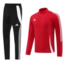 2024 AD Red Half Pull Tracksuit #AB06 (半拉链)