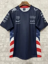 2024 F1 Red Bull Royal Blue T-Shirts Racing Suit (圆领)银牛 2024 F1 Red Bull Royal Blue T-Shirts Racing Suit (圆领)银牛