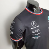 2022 F1 Formula One Mercedes Black Racing Suit(圆领)