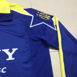 1997-1998 JUV Blue Retro Long Sleeve Soccer Jersey (长袖)