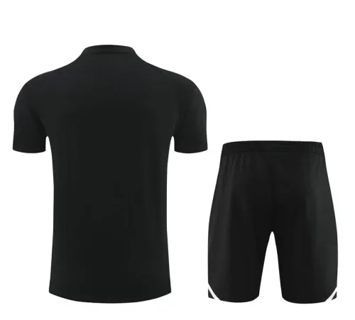 24-25 AD Black Training Short Suit #3333(100%Cotton)纯棉