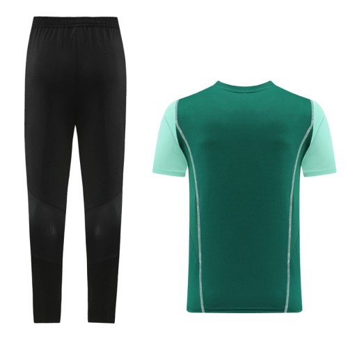 2023 AD03 Green Short-sleeved Trouser Suit