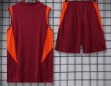 23-24 Man Utd Red Tank top and shorts suit