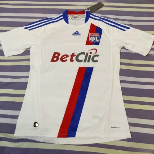 2010-2011 Lyon Home Retro soccer Jersey