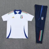 25-26 ltaly White Polo Tracksuit