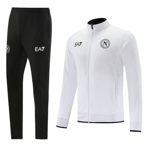 23-24 Napoli White Jacket Tracksuit #01