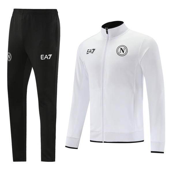 23-24 Napoli White Jacket Tracksuit #01