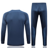 23-24 PSG Royal Blue Jacket Tracksuit #A656