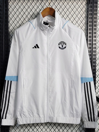 23-24 Man Utd White Windbreaker