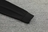 2024 JOM Black Green Half Pull Tracksuit #810(半拉链)