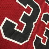 BULLS PIPPEN # 33 Red MitchellNess Retro Jerseys