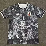 25-26 Japan Special Edition Fans Soccer Jersey*赛亚人黑色