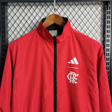 2023 Flamengo Red & Black Double Sided Windbreaker (双面风衣)