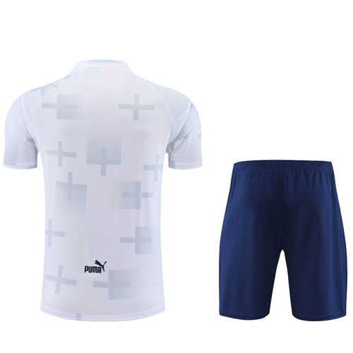 23-24 Marseille White Training Short Suit