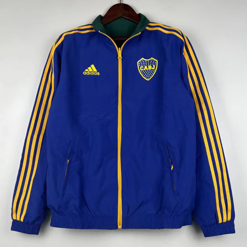 23-24 Boca Blue & Green Double Sided Windbreaker (双面风衣)
