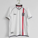 2001-2003 England  Home Retro Soccer Jersey