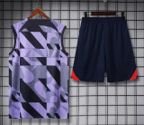 23-24 LIV Purple Black Tank top and shorts suit