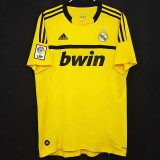 2011-2012 RMA Yellow GoalKeeper Retro Soccer Jersey