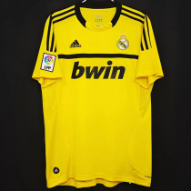 2011-2012 RMA Yellow GoalKeeper Retro Soccer Jersey