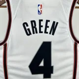 24-25 ROCKETS GREEN #4 White City Edition Top Quality Hot Pressing NBA Jersey