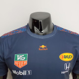 2022 Red Bull F1 Formula Royal Blue Short Sleeve Racing Suit