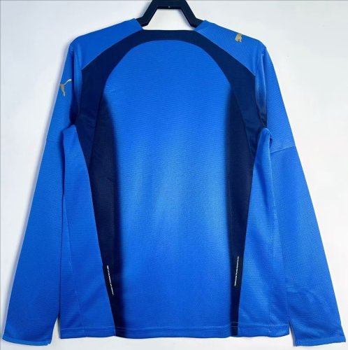 2006 Italy Home Long Sleeve Retro Soccer Jersey (长袖)