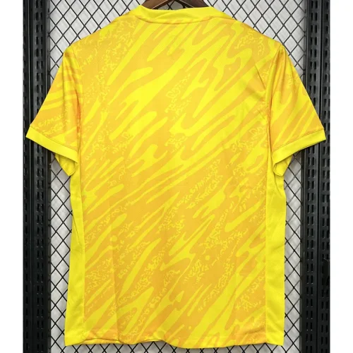 24-25 Corinthians Yellow Goalkeeper Fans Soccer Jersey