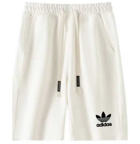 2025 AD White Pure Cotton Fabric Casual Short Pants
