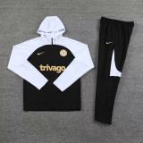 23-24 CHE White Hoodie Jacket Tracksuit