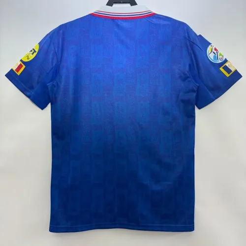 1996 France Home Retro Soccer Jersey *带章