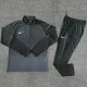 2024 NK Black Kids Half Pull Tracksuit (童装)(半拉链)