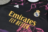 24-25 RMA Black Purple Tank top and shorts suit *豹紫黑