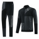 23-24 AD Black Grey Jacket Tracksuit #AJ12