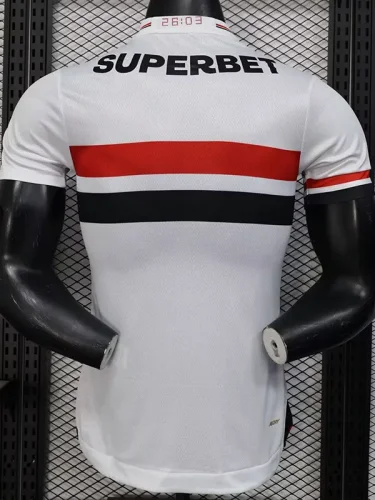 25-26 Sao Paulo Home Player Version Soccer Jersey