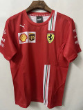 Ferrari Formula One Red Short Sleeve Racing Suit(法拉利圆领)