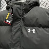 24-25 MF5 UA Black Hooded Cotton Coat #棉衣