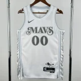 24-25 Dallas Mavericks CHRISTIE #00 White City Edition Top Quality Hot Pressing NBA Jersey
