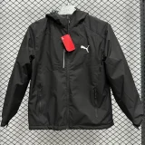 2024 Puma Thickened warm Black Outdoor Jackets #F10加绒冲锋衣