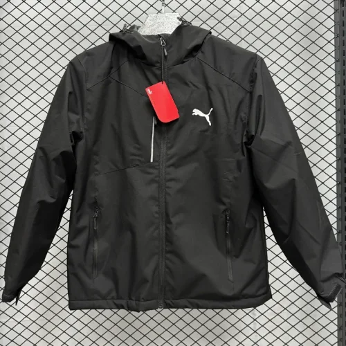2024 Puma Thickened warm Black Outdoor Jackets #F10加绒冲锋衣