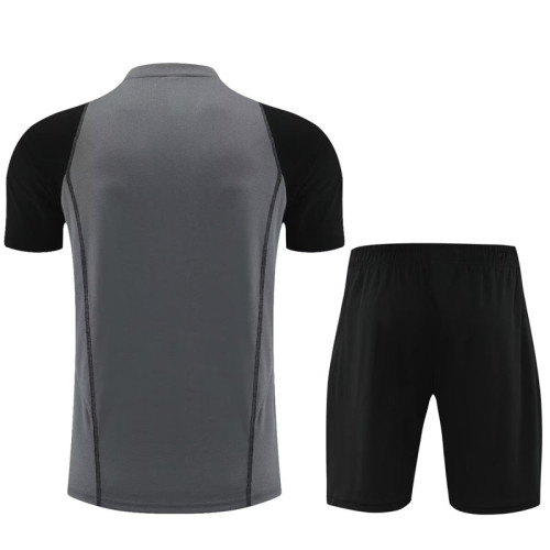 23-24 RMA Grey Black Training Short Suit
