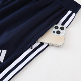 2023 AD05 Light Blue Short-sleeved Trouser Suit