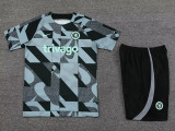 23-24 CHE Cyan Black Training Short Suit