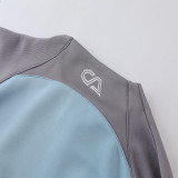 23-24 Club America Blue Grey Jacket Tracksuit #01