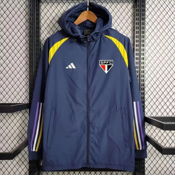 24-25 Sao Paulo Dark blue Windbreaker