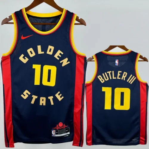 24-25 WARRIORS BUTLERIII #l0 Royal blue City EditionTop Quality Hot Pressing NBA Jersey