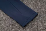 24-25 PSG Royal blue Half Pull Tracksuit (半拉链)(白色领)